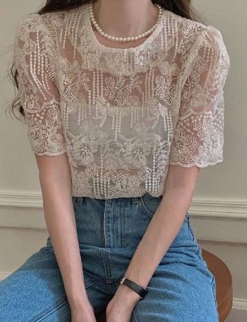 Bluza Dazy, crem