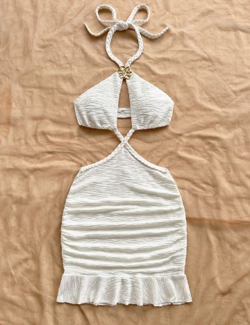 Rochie scurta SHEIN, alb