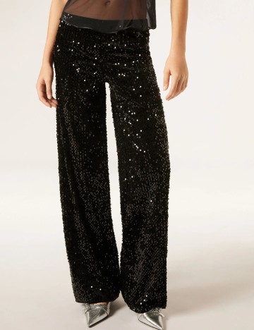 Pantaloni Calzedonia, negru