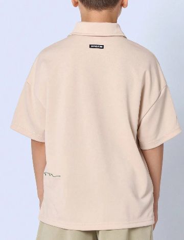 Tricou Shein Kids, crem