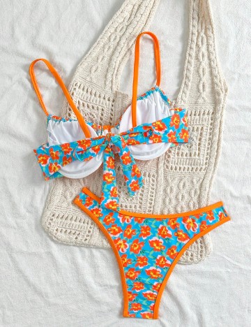 Costum de baie SHEIN, mix culori
