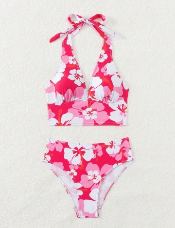 Costum de baie SHEIN, roz