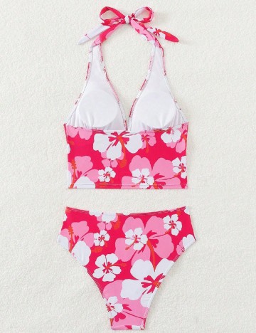 Costum de baie SHEIN, roz