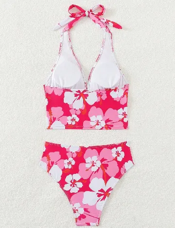 Costum de baie SHEIN, roz