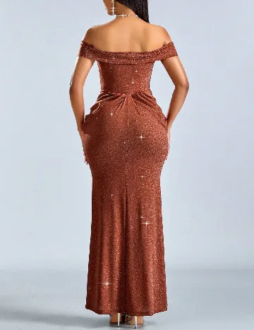 Rochie lunga SHEIN, maro