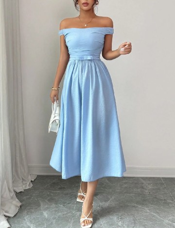 Rochie medie SHEIN, bleu
