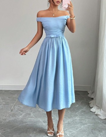 Rochie medie SHEIN, bleu