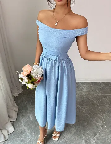 Rochie medie SHEIN, bleu