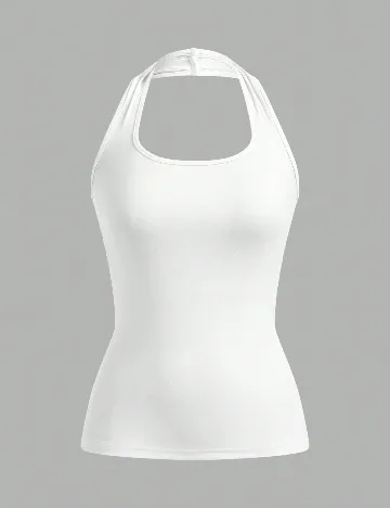 Top SHEIN CURVE, alb