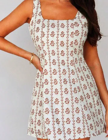 Rochie scurta SHEIN, ecru
