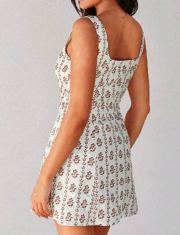 Rochie scurta SHEIN, ecru