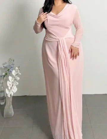 Rochie lunga SHEIN CURVE, roz
