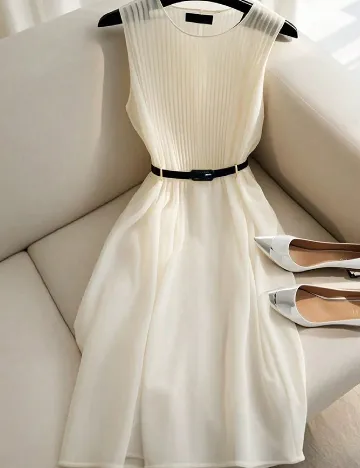 Rochie scurta SHEIN, alb