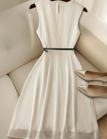 Rochie scurta SHEIN, alb