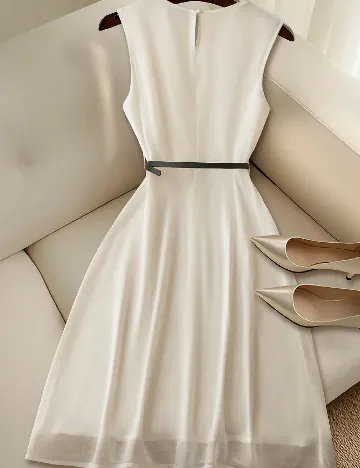 Rochie scurta SHEIN, alb