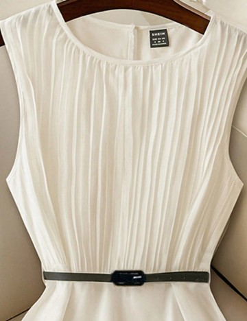 Rochie scurta SHEIN, alb
