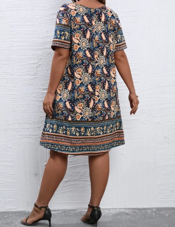 Rochie scurta SHEIN CURVE, mix culori