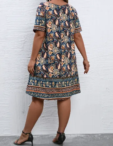 Rochie scurta SHEIN CURVE, mix culori