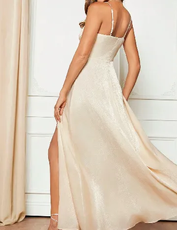 Rochie lunga SHEIN, crem