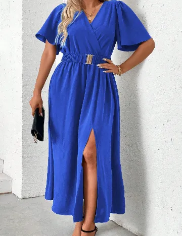 Rochie lunga SHEIN CURVE, albastru