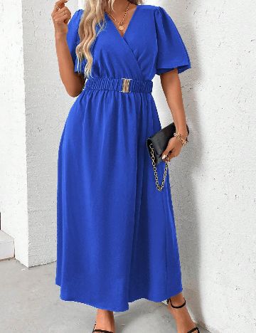 Rochie lunga SHEIN CURVE, albastru