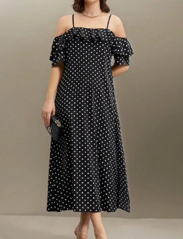 Rochie lunga SHEIN CURVE, negru