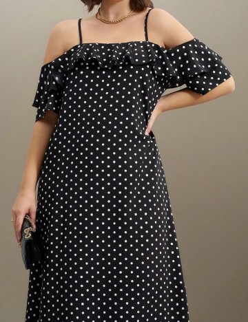 Rochie lunga SHEIN CURVE, negru