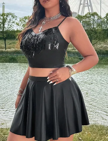 Compleu SHEIN CURVE, negru