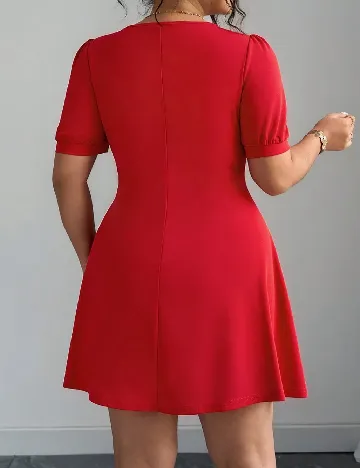 Rochie scurta SHEIN CURVE, rosu