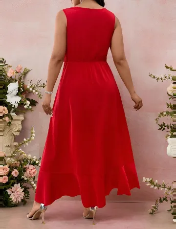 Rochie lunga SHEIN CURVE, rosu
