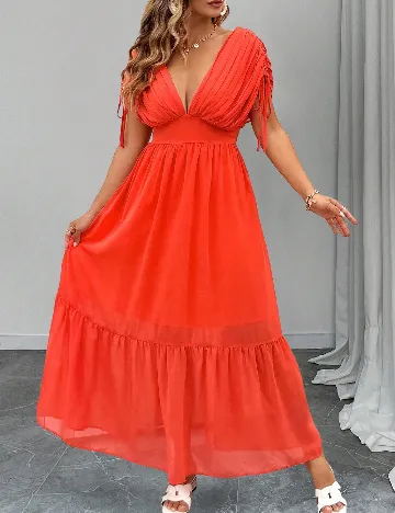 Rochie lunga SHEIN CURVE, rosu