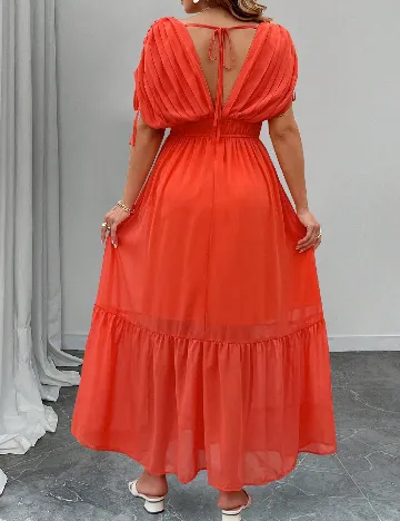 Rochie lunga SHEIN CURVE, rosu