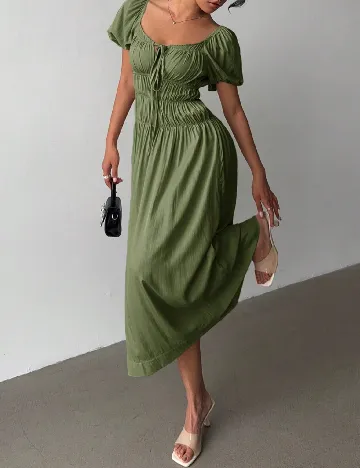 Rochie medie SHEIN, verde