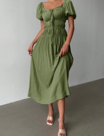 Rochie medie SHEIN, verde