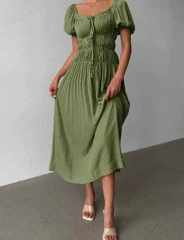 Rochie medie SHEIN, verde