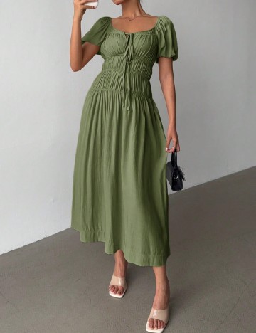 Rochie medie SHEIN, verde