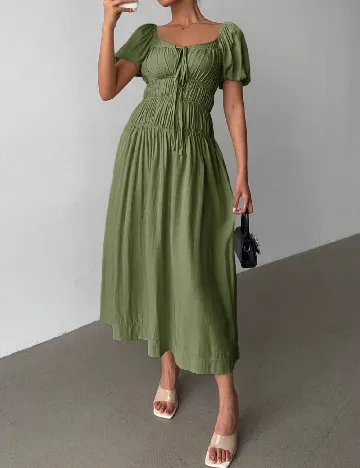 Rochie medie SHEIN, verde
