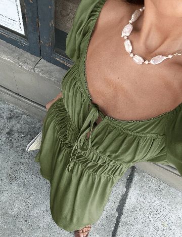 Rochie medie SHEIN, verde