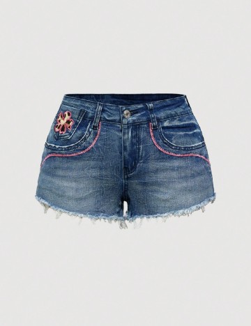 Pantaloni scurti Romwe, mix culori