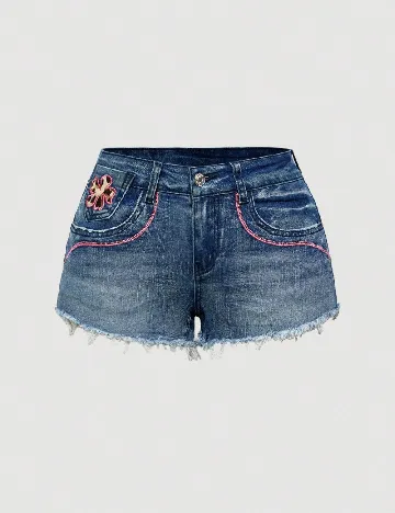 Pantaloni scurti Romwe, mix culori