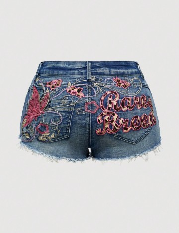 Pantaloni scurti Romwe, mix culori