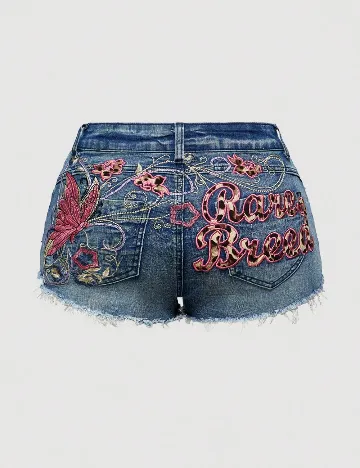 Pantaloni scurti Romwe, mix culori