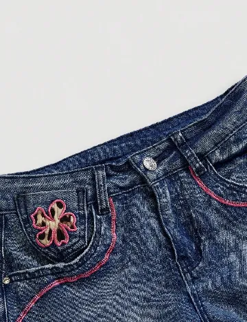 Pantaloni scurti Romwe, mix culori