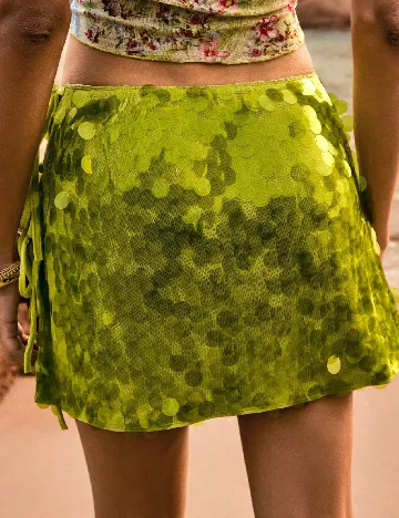 Fusta SHEIN, verde