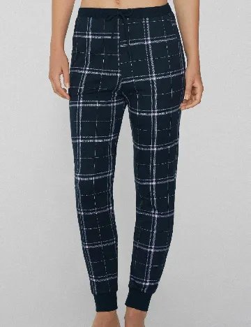 Pantaloni de pijama Tezenis, bleumarin