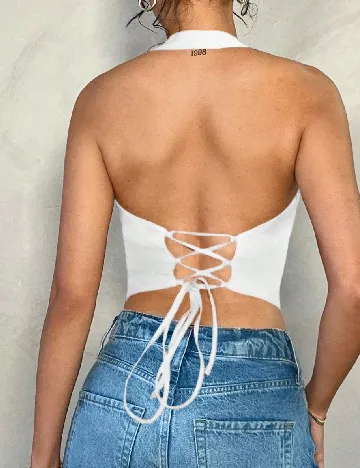 Top SHEIN, alb