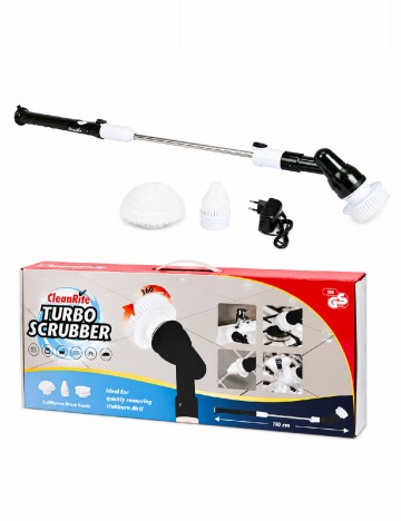 Perie electrică rotativa CleanRite, negru