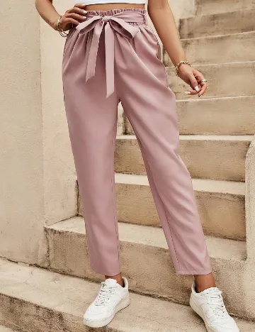 Pantaloni SHEIN, roz