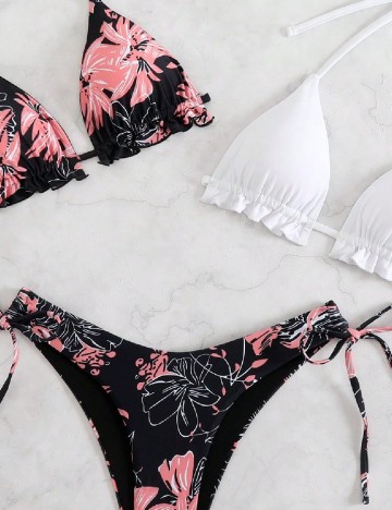 Costum de baie SHEIN, mix culori