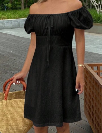 Rochie scurta Dazy, negru